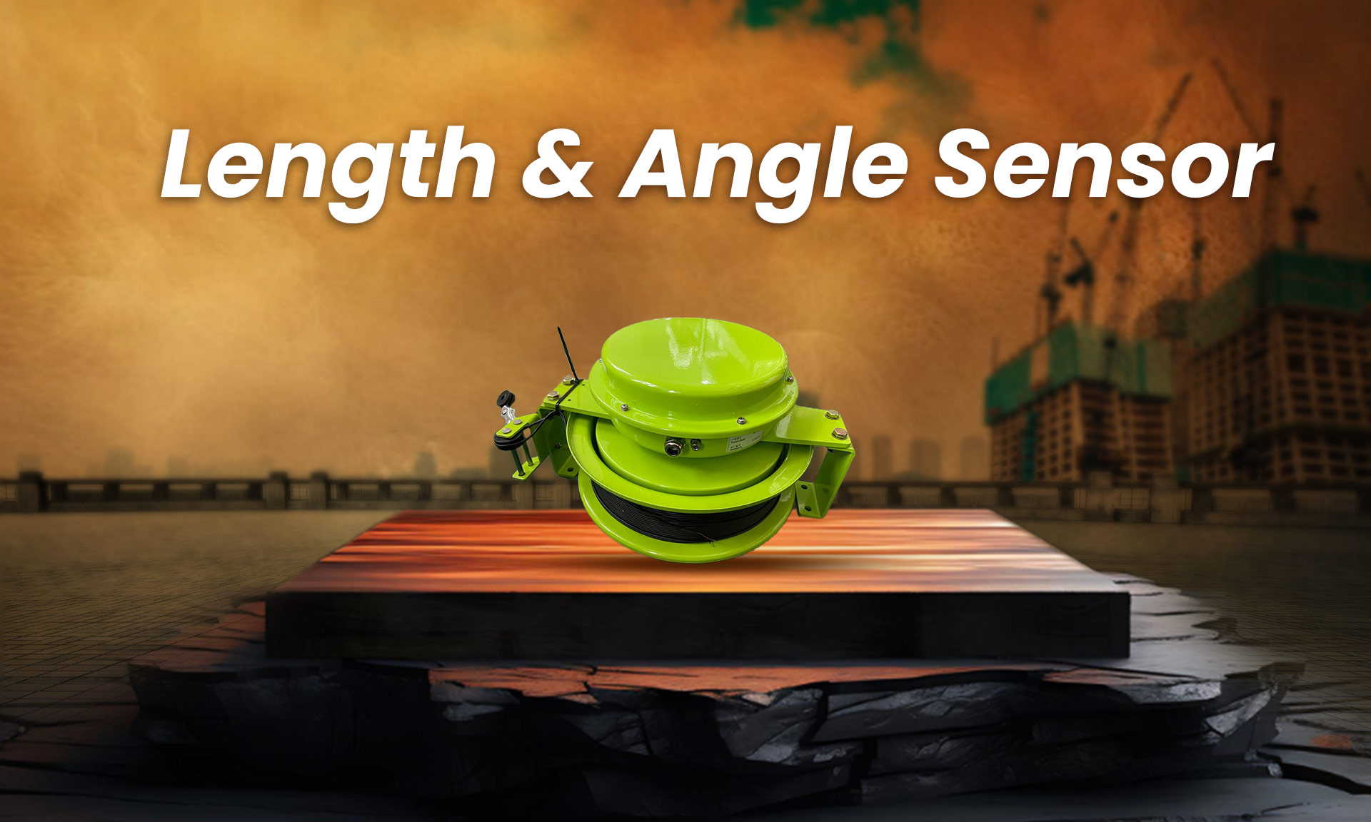 Length and angle sensor for precise measurement of distances and angles, ensuring accurate alignment and positioning in machinery and equipment